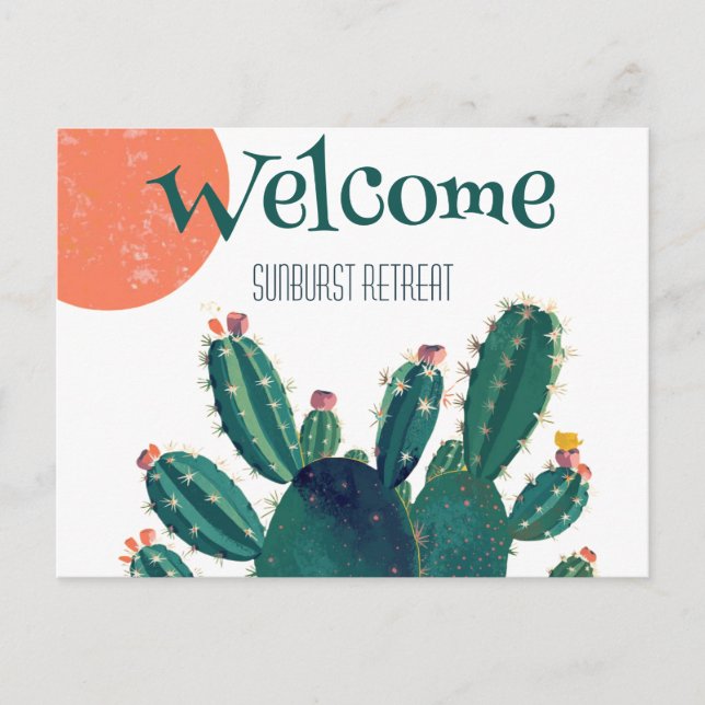 Postal De Invitación Airbnb Thank You Card, Vacation Rental Welcome (Anverso)