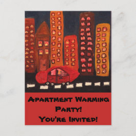 Postal de invitación al calentamiento del departam