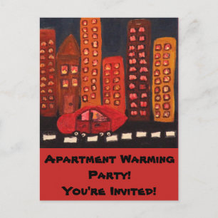 Postal de invitación al calentamiento del departam