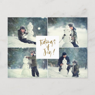 Postal De Invitación Amarre de alegría Navidades de varios Collages d