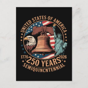 Postal De Invitación América 250 Años