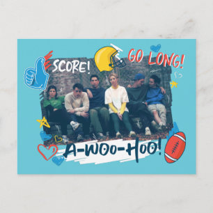 Postal De Invitación AMIGOS™ Juego de fútbol