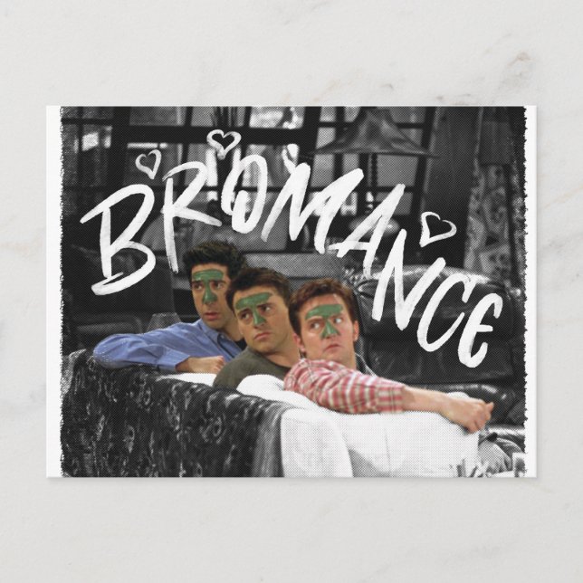 Postal De Invitación AMIGOS™ | Ross, Joey y Chandler Bromance (Anverso)