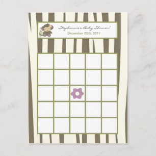 Postal De Invitación Animal programable del parque zoológico de la