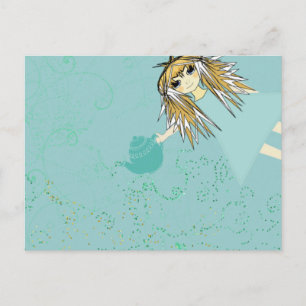 Postal De Invitación Anime Tea Fiesta