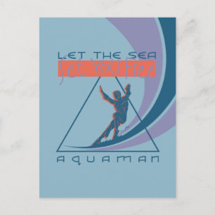 Postal De Invitación Aquaman   Que el mar te libere