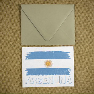 Postal De Invitación Argentina Letting