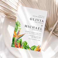 Aves acuarelas del Paraíso Boda de código QR