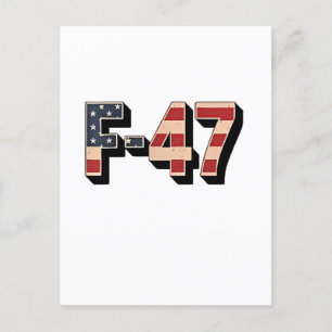 Postal De Invitación Avión de combate F47 Maga oficial Jet de combate F