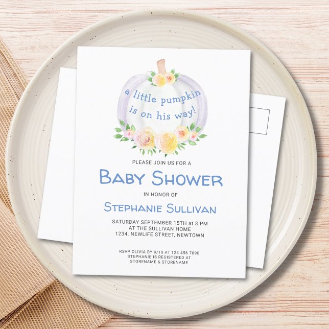 Postal de invitación Baby Shower para los niños ca (Subido por el creador)