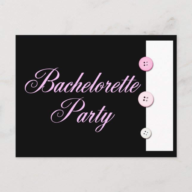Postal De Invitación Bachelorette Party (Anverso)