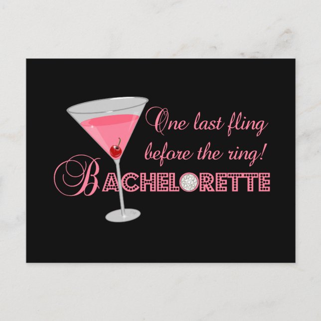 Postal De Invitación Bachelorette Party (Anverso)