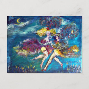 POSTAL DE INVITACIÓN BAILE DE CARNAVAL EN LA NOCHE