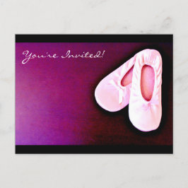 Postal De Invitación Ballet Dance Recital
