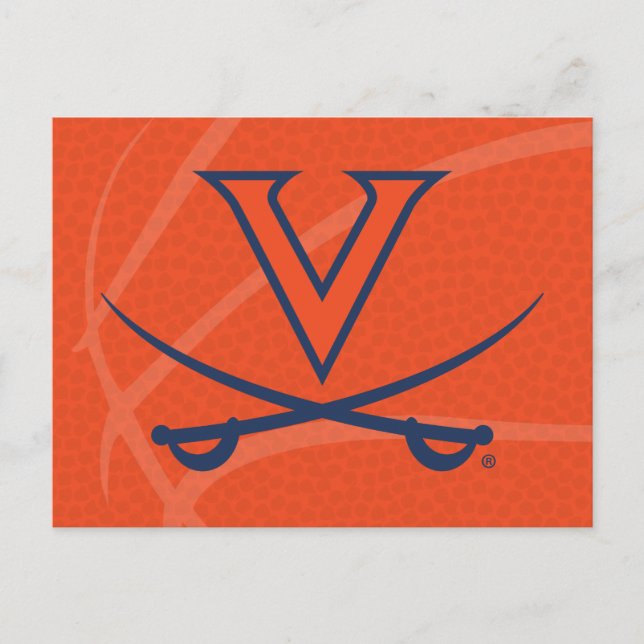 Postal De Invitación Baloncesto de los Virginia Cavaliers (Anverso)
