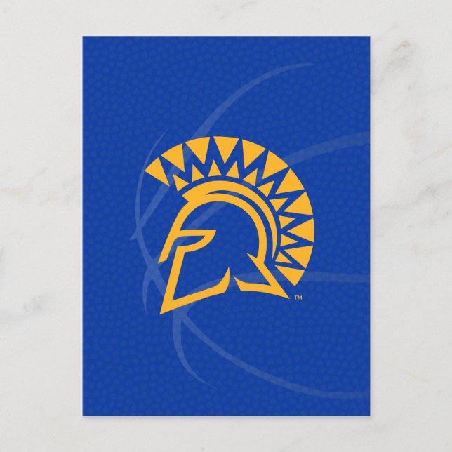 Postal De Invitación Baloncesto estatal Spartans de San José (Anverso)