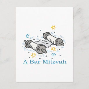 Postal De Invitación Bar Mitzvah