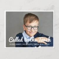 Bar Mitzvah llamado a la foto moderna de Torah