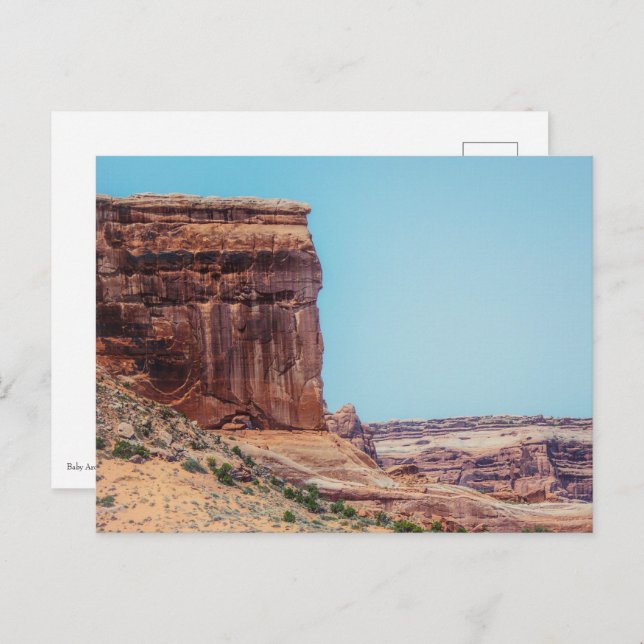 Postal De Invitación Bebé Arco (Anverso / Reverso)