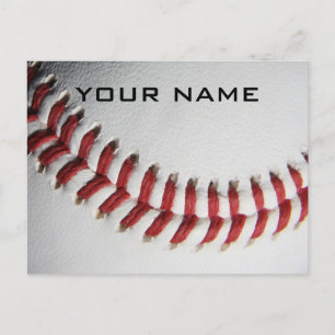 Postal De Invitación Béisbol Inspirador Añadir su nombre