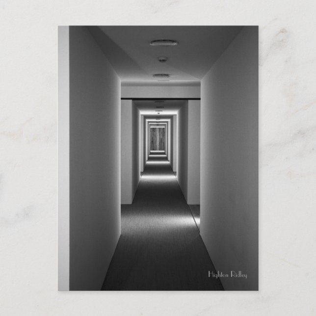 Postal De Invitación Bella Artes de arquitectura abstracta (Anverso)