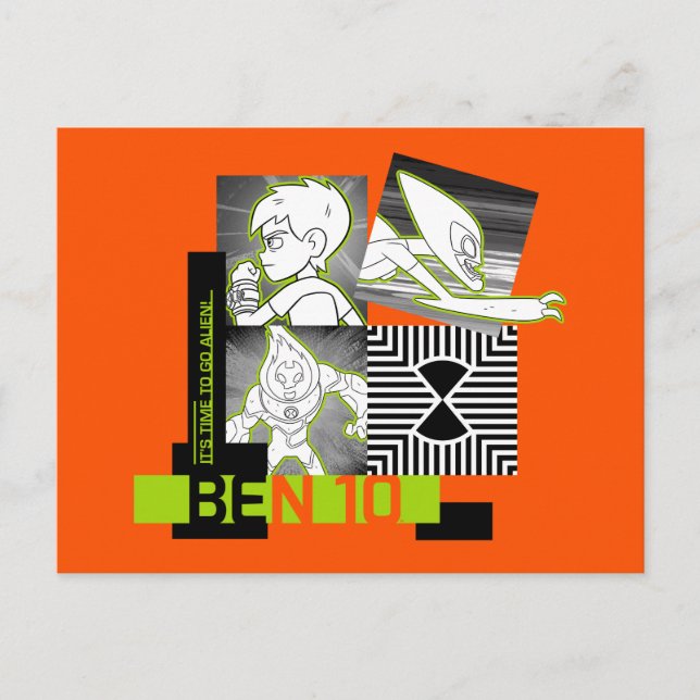 Postal De Invitación Ben 10 - Es hora de alienarse (Anverso)