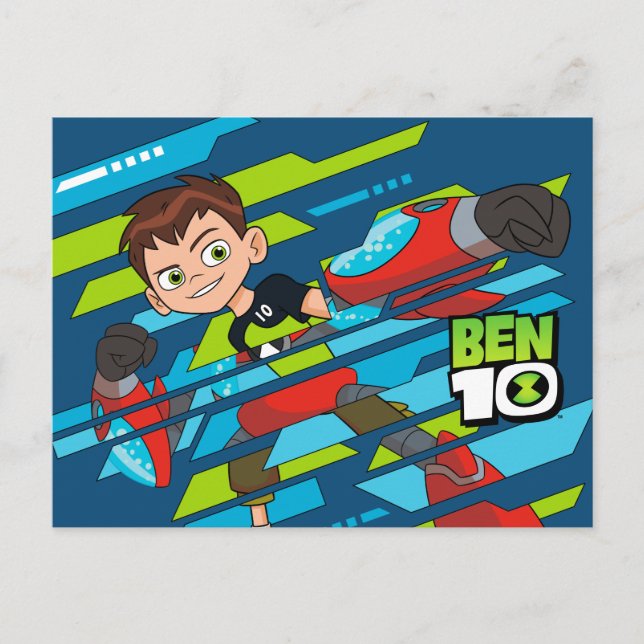 Postal De Invitación Ben 10 Transformación del ADN de desbordamiento (Anverso)