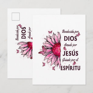 Postal De Invitación Bendecido por Dios Amado por Jesús