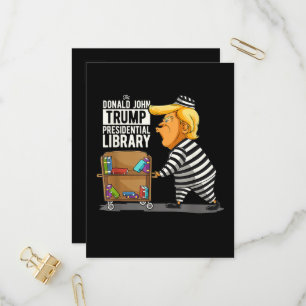 Postal De Invitación Biblioteca Presidencial Trump Prisión