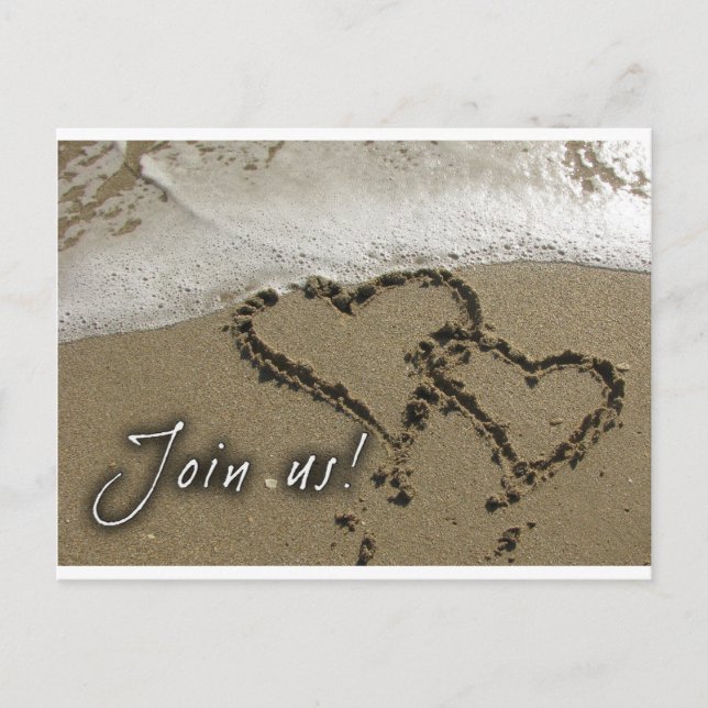 Postal De Invitación ¡Boda de destino! (Anverso)