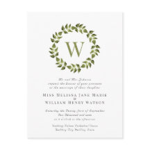 Boda de hoja verde húmeda de color húmedo botánico