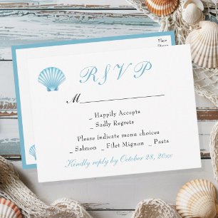 Postal De Invitación Boda de verano romántica en la costa de las marism