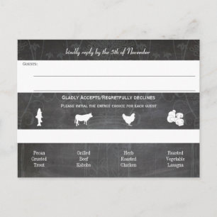 Postal De Invitación Boda Light Aqua Mason Jar Chalkboard