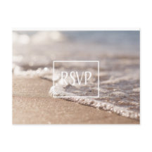 Boda RSVP de playa clásica