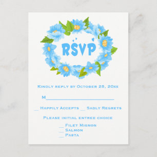 Postal De Invitación Boda Rústica Responder Tarro de Corazones Marrón B