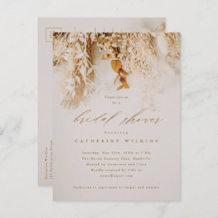 Postal De Invitación Boho Fall Boda Bridal Shower