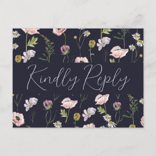 Postal De Invitación Boho Garden Wedding RSVP