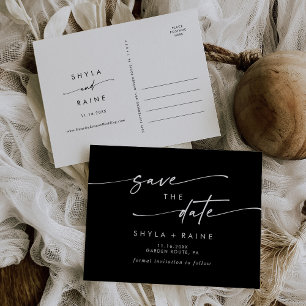 Postal De Invitación Boho Moda COLOR EDITABLE Wedding Guardar la fecha