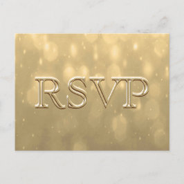 Postal De Invitación Bokeh suave | RSVP