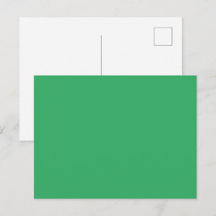 Postal De Invitación Botón personalizado esmeralda verde