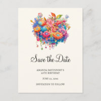 Bouquet veraniego Flower Whimsical Boho Save the D