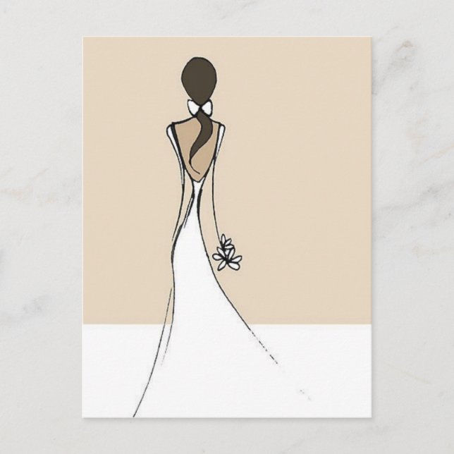 Postal De Invitación Bridal Shower (Anverso)