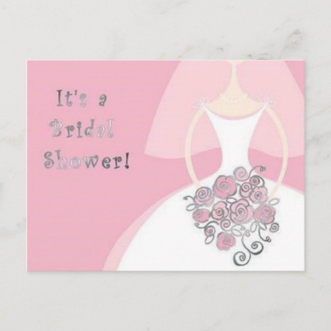 Postal De Invitación Bridal Shower (Anverso)
