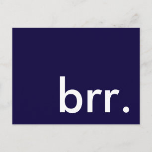 Postal De Invitación brr. ¡es un fiesta de invierno!