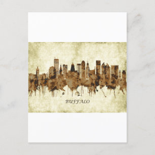 Postal De Invitación Búfalo en Nueva York