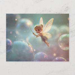 Postal De Invitación Burbble Fairy