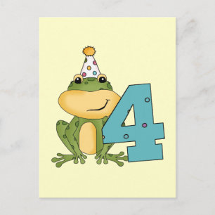 Postal De Invitación Camisetas y regalos de cumpleaños de fiesta Frog