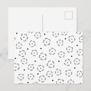 Postal De Invitación Carpeta de cumpleaños con flores personalizadas