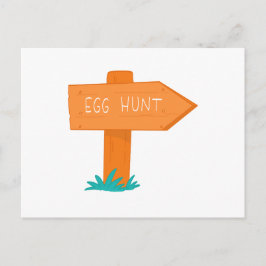 Postal De Invitación Caza de Huevos
