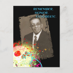 Postal De Invitación celebración conmemorativa de dia de los muertos (h